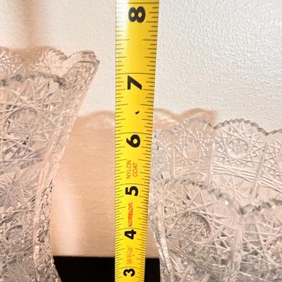 Beautiful Bohemia Glass Cut Crystal Lot