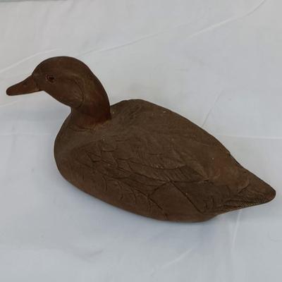 Lot of 2 Hand Crafted Wooden Duck Decoys