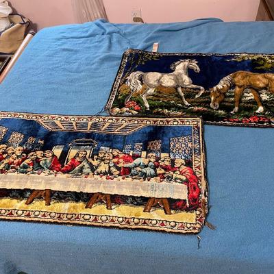 Vintage Wall Hanging Pair Made in Italy