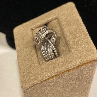 Sterling ring with possible diamonds