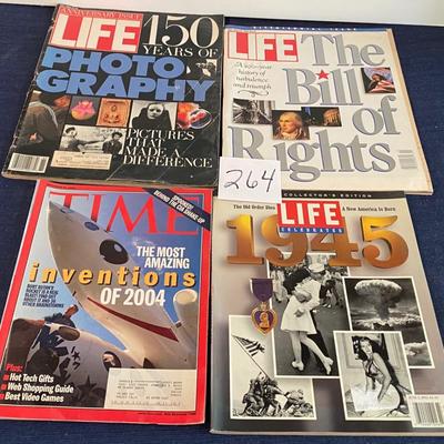 Vintage Life and Time Magazines