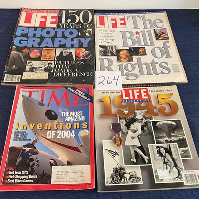 Vintage Life and Time Magazines