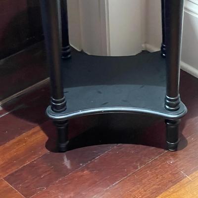 Vintage Wood Side Table with Front Drawer