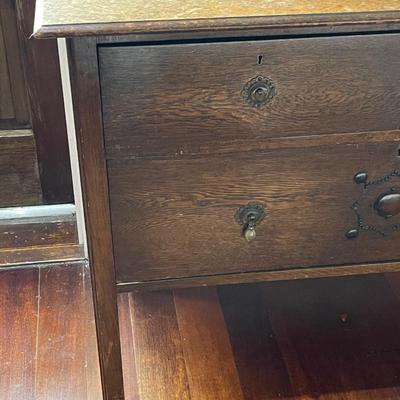 Antique Dresser with Adjustable Mirror