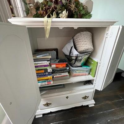 Vintage Wood Armoire.