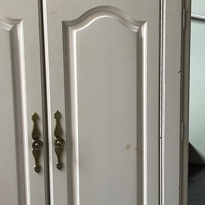 Vintage Wood Armoire.
