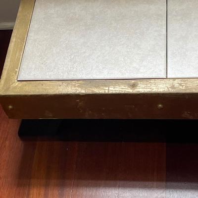 Vintage Stone and Wood Step or Accent Piece