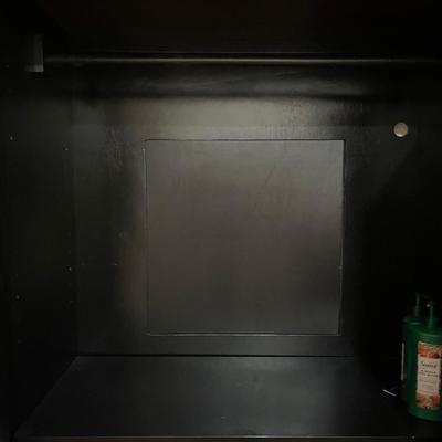 Vintage Solid Wood Armoire - Two Pieces