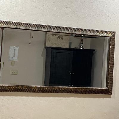 Vintage Metal Framed Mirror