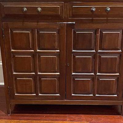 Vintage Wood Side Board