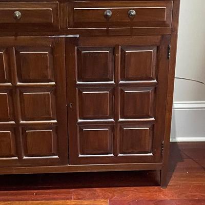 Vintage Wood Side Board