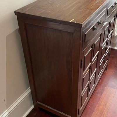 Vintage Wood Side Board