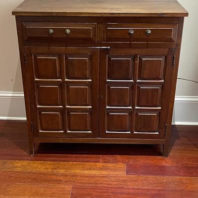 Vintage Wood Side Board