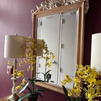 Vintage Hollywood Regency Shell Motif Mirror