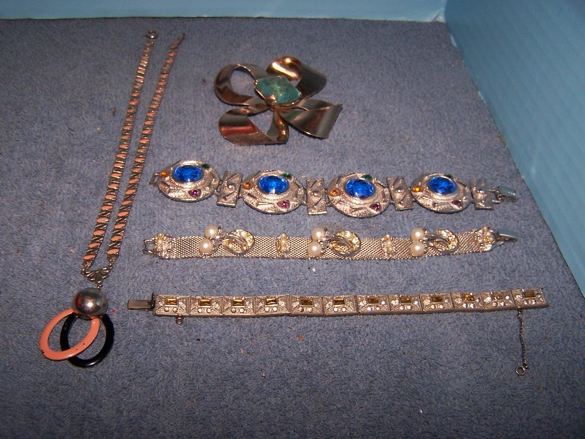 Vintage jewelry hotsell lot some have real stones and silver