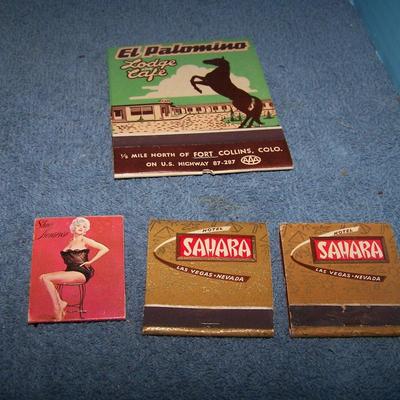 LOT 45 FANTASTIC VINTAGE PICTURE MATCHES/MATCHBOOKS 1 PIN-UP