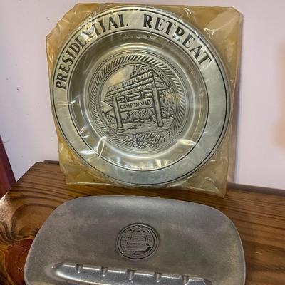 Wilton Pewter Camp David Presidential Retreat Memorabilia