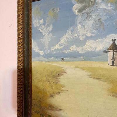 Framed Original Painting on Canvas Signed