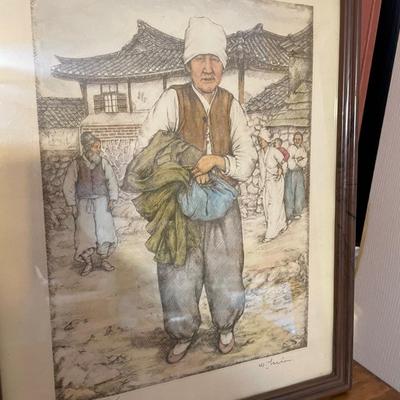 Signed Prints Asian Lot of 2
