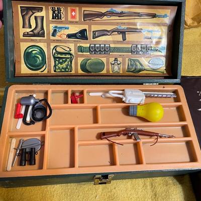 Action Jackson GI JOE Boxes, Accessories and Doll Lot