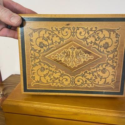 Wood Boxes Lot of 2