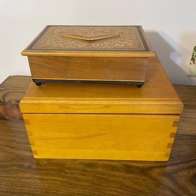Wood Boxes Lot of 2