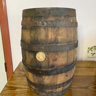Small Wood Barrel