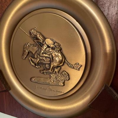 Frederick Remington Bronze Wall Plaques