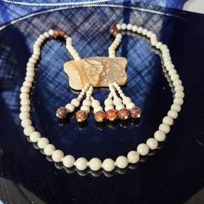 Picture Jasper and Bead Necklace