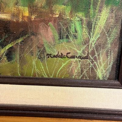 BEAUTIFUL ARTIST SIGNED CANVAS PAINTING
