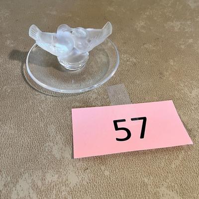 Lalique Lovebirds Pin tray