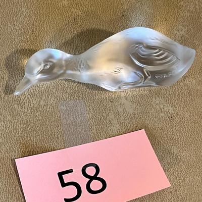 Lalique Duck figure