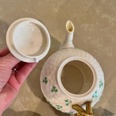 Belleek Shamrock Tea set