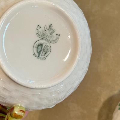 Belleek Shamrock Tea set