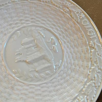 Belleek Christmas Plate set