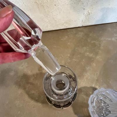 Set of Lead Crystal Decanters