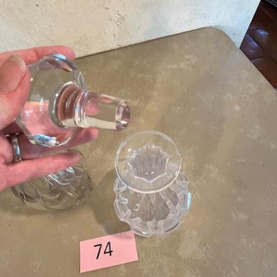 Set of Lead Crystal Decanters
