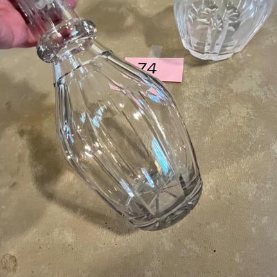 Set of Lead Crystal Decanters