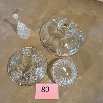 Lot of crystal glass