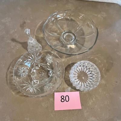 Lot of crystal glass