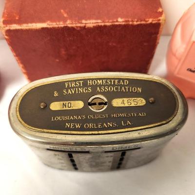 Lot #54 Lot of 3 Vintage New Orleans Banks - Fidelity Homestead & First Homestead Savings/Loan
