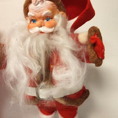 Lot #66 Vintage Walking Santa (70's) in Box along with Vintage "Japan" Santa