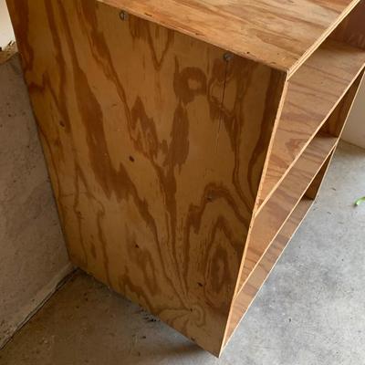 Wood Shelf on Casters