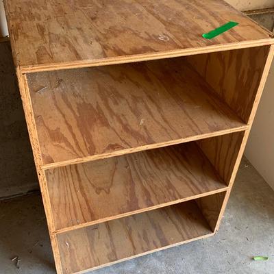 Wood Shelf on Casters