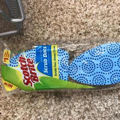 Misc. Arm & Hammer, Aveeno Bath, Dr. Teals Epsom Salt, Metal Basket, many unopened