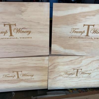 Lot of 4 Wine Vineyard Boxes