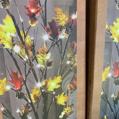Autumn Fall Harvest LED Decorations In Box