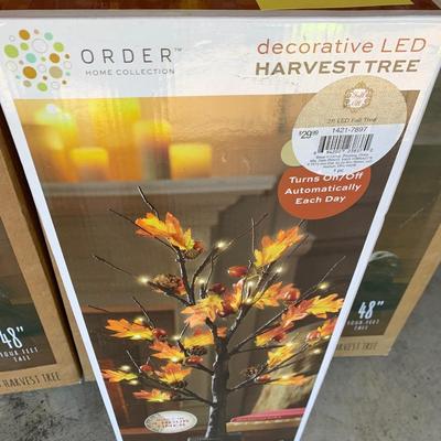Autumn Fall Harvest LED Decorations In Box