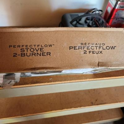 Coleman Camping Perfectflow Portable Propane 2 Burner Stove Sealed Box