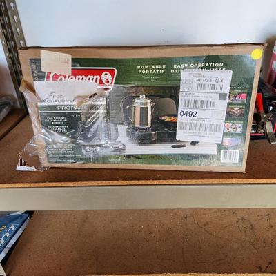 Coleman Camping Perfectflow Portable Propane 2 Burner Stove Sealed Box